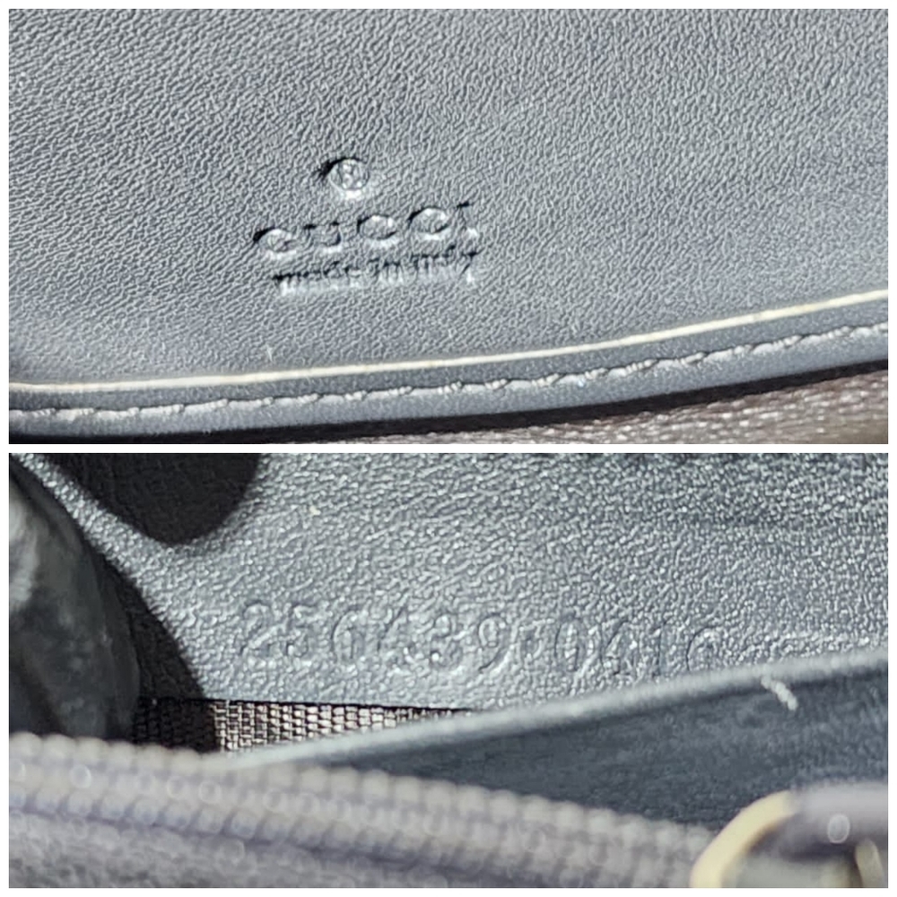 Gucci GG Signature Leather Continental Wallet Grey - Picture 4 of 12